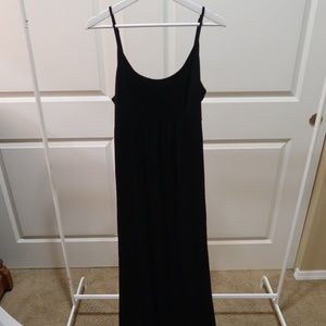 Simple Black Maxi Dress